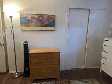 Bedroom with private full bathroom