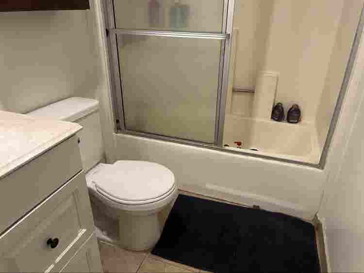 Bedroom with private full bathroom