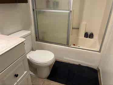 Bedroom with private full bathroom