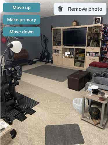 bdrm for rent in quiet condo.