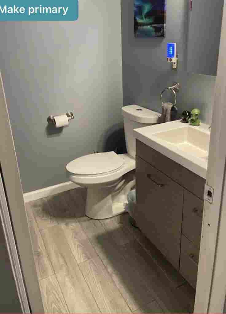 bdrm 
for rent in quiet condo.