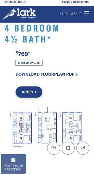 Private bed/bath in  townhome