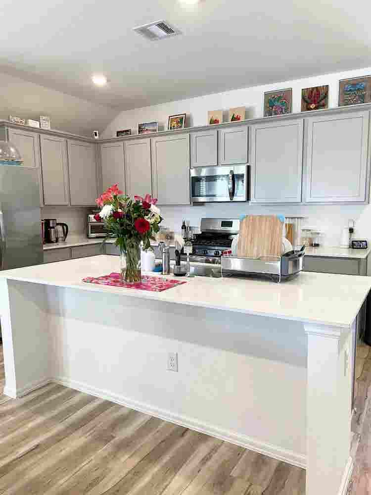 Unfurnished room with private sink
