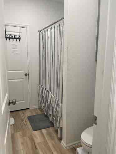 Unfurnished room with private sink