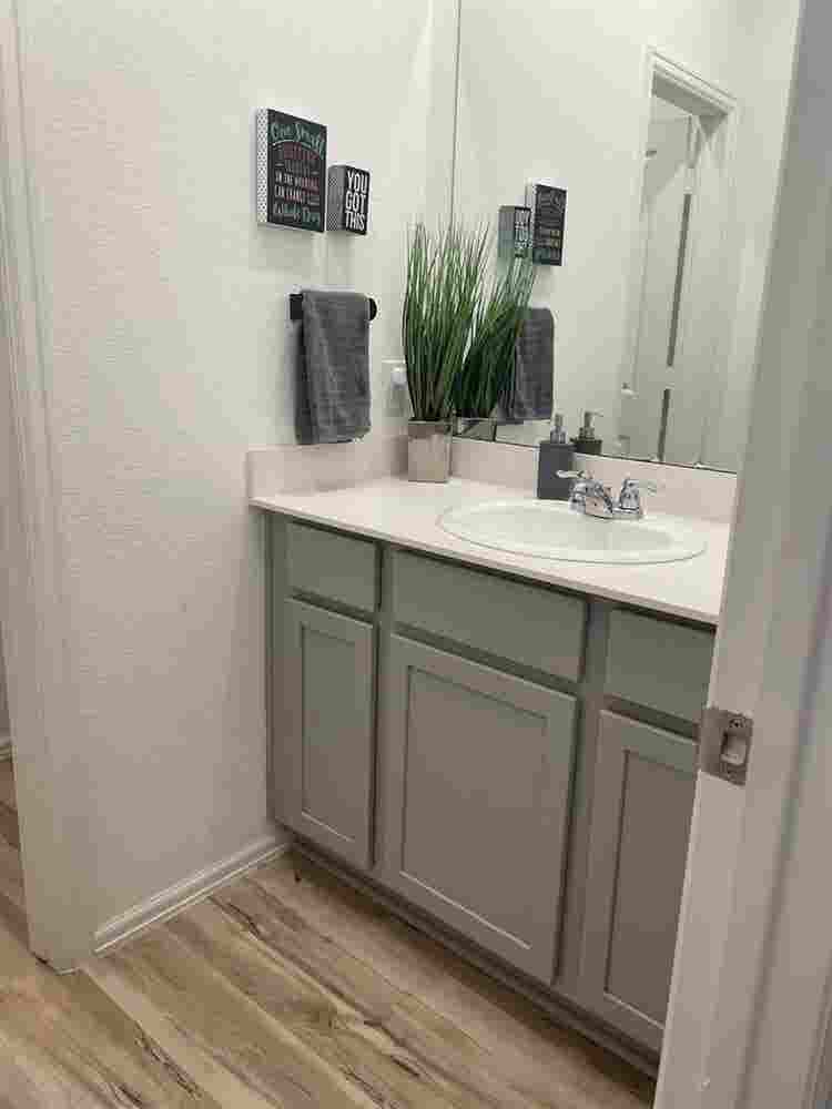 Unfurnished room with private sink