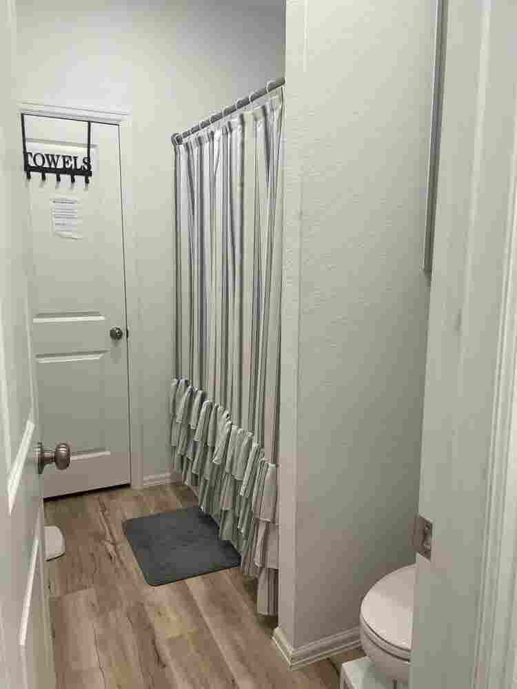 Unfurnished room with private sink