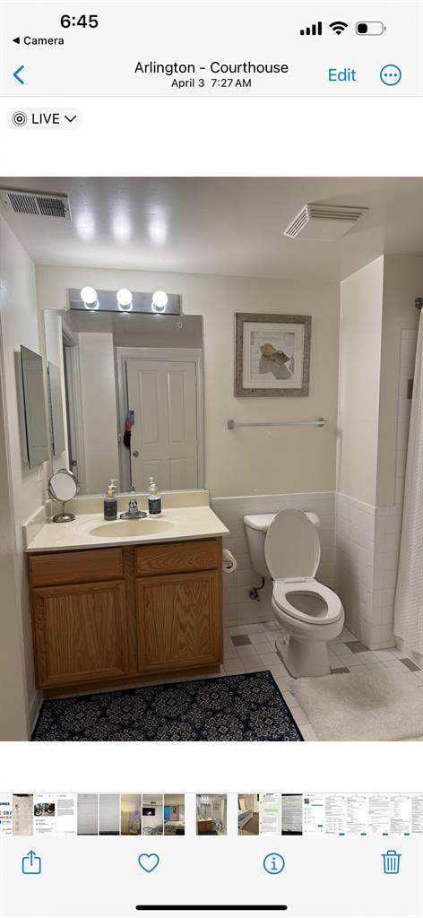 Master room with private bathroom