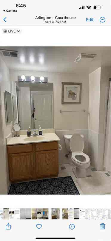 Master room with private bathroom