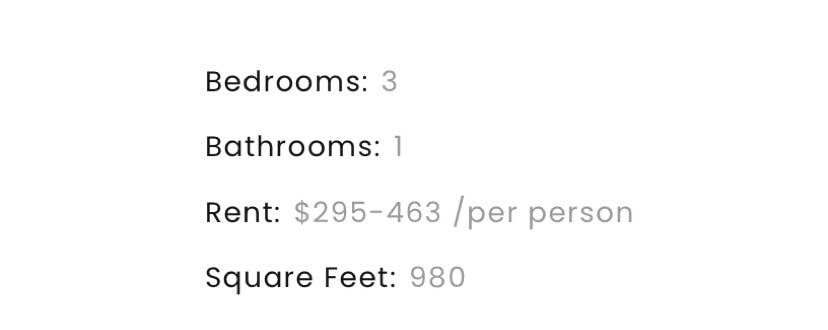SUBLEASE WHOLE APARTMENT :)EMPTY RN