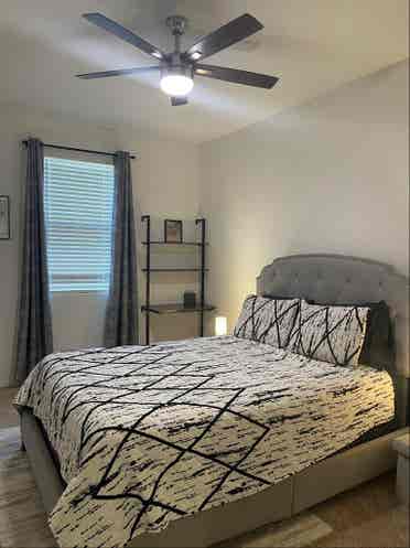 Furnished room for rent.