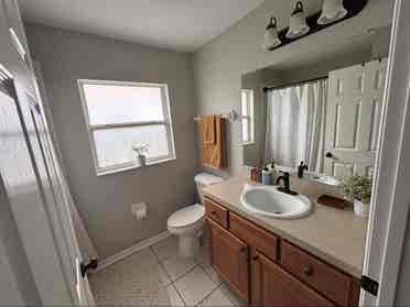 Bedroom with private bathroom