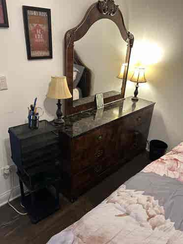 One bedroom furnished