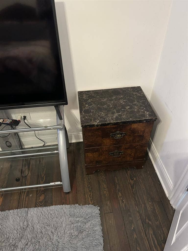 One bedroom furnished