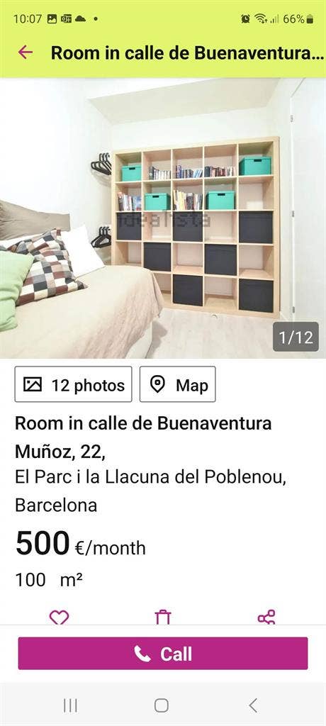 Private room in a modern apartment