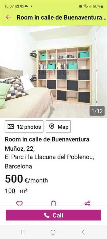 Private room in a modern apartment
