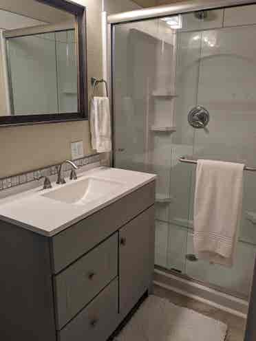 1 bedroom and private bathroom