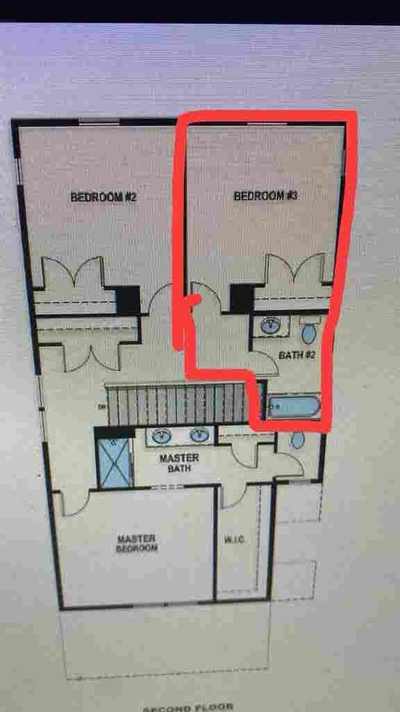 Private room and shared bathroomm