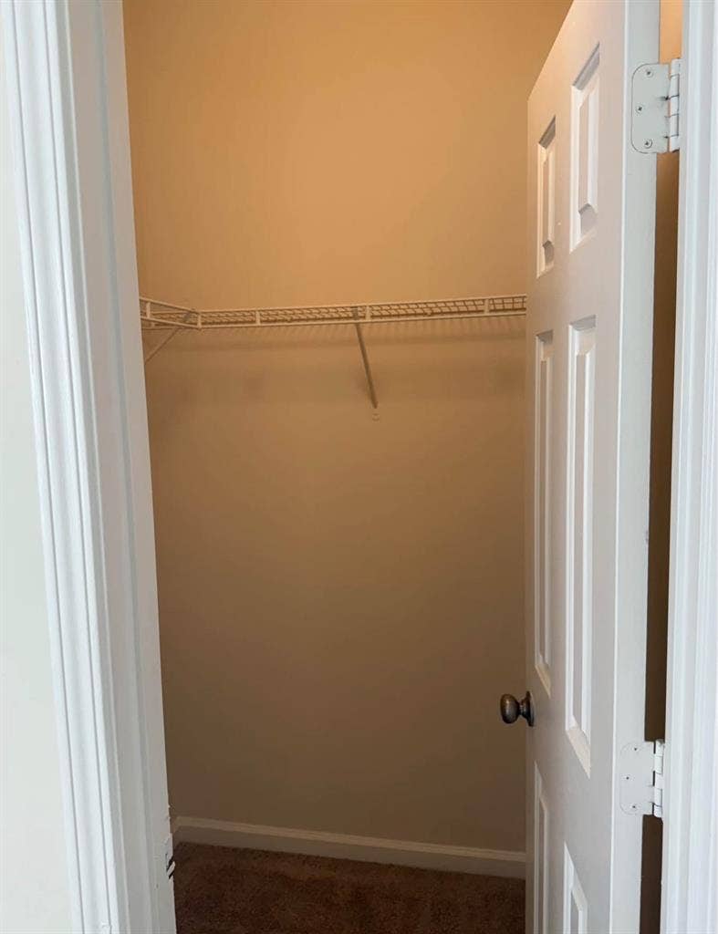 Private bathroom in room.