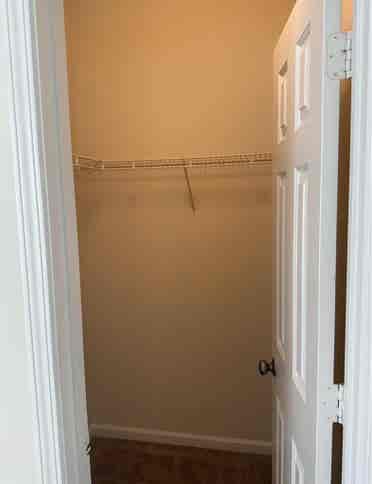 Private bathroom in room.
