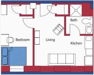 Fully Furnished -  1 Bedroom 🌟