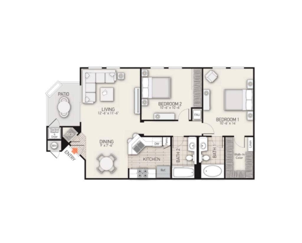 Shared Master Bedroom | Near UCI