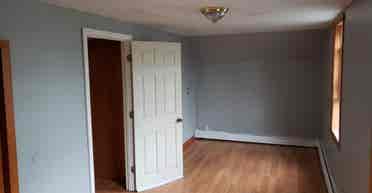 Room with shared bathroom