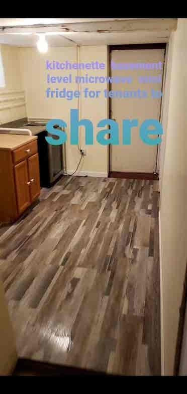 Room with shared bathroom