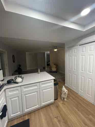 Spacious private room in a house.