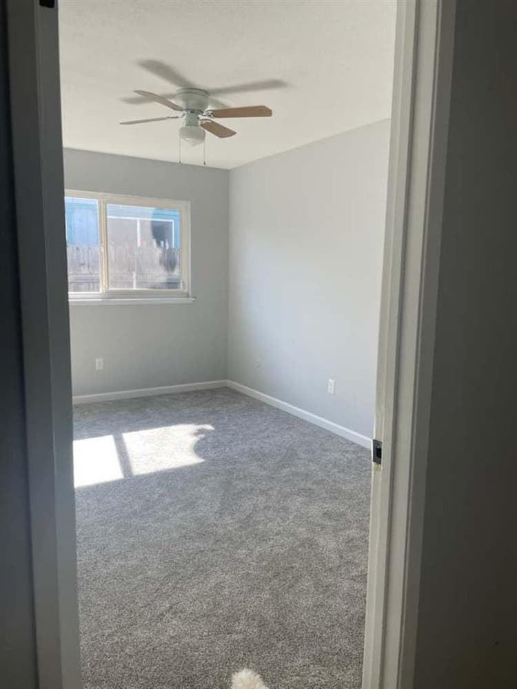Spacious private room in a house.