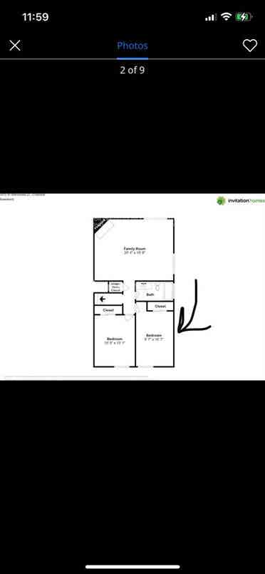 Private room for rent