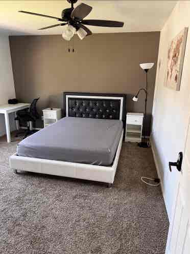 Clean furnished good size room 
