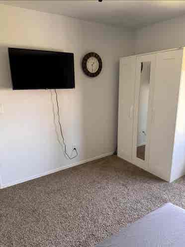 Clean furnished good size room 
