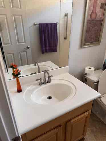 Clean furnished good size room 
