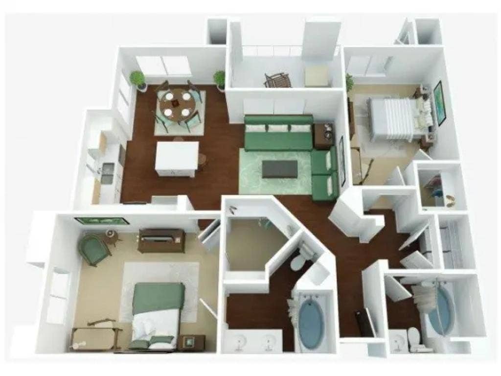 Private Bed & Bath in Luxury b