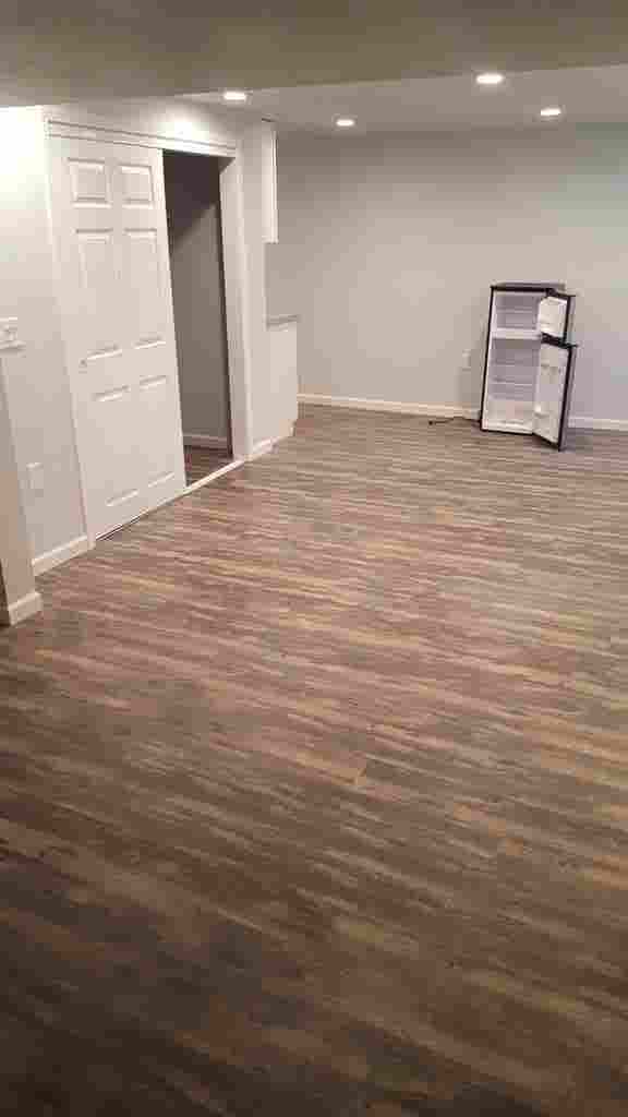Private studio in basement.