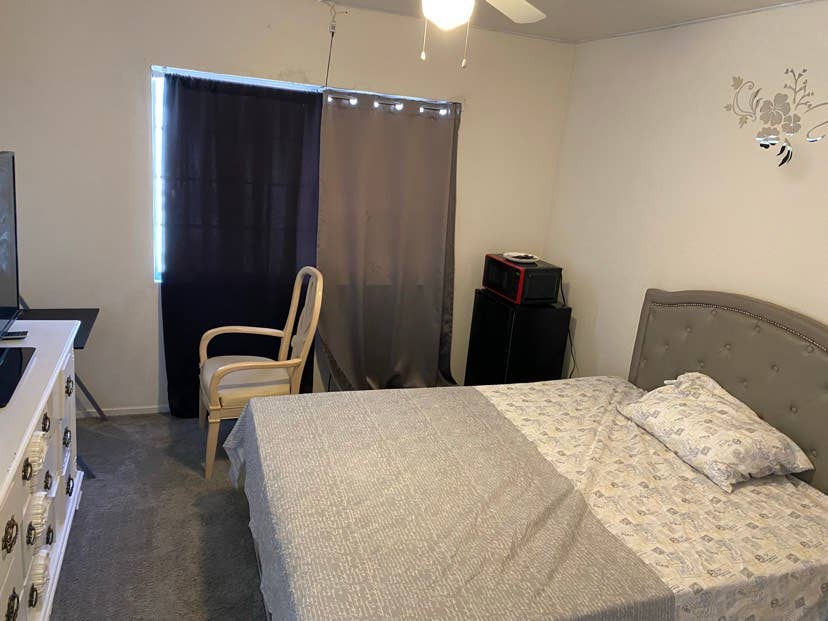 Room and private bathroom