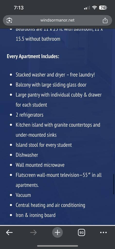 Windsor Manor Women’s Summer Lease!