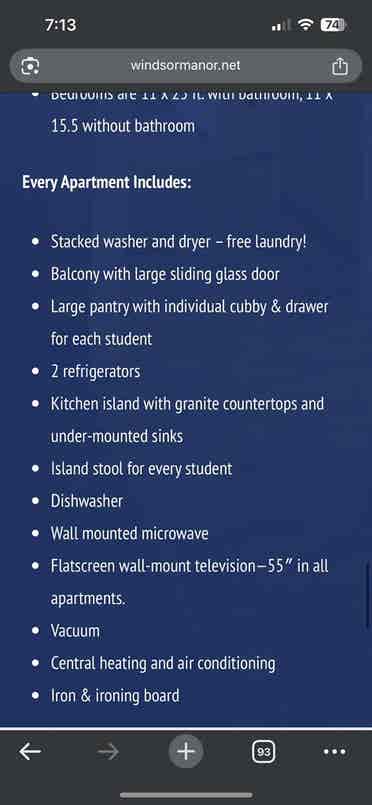 Windsor Manor Women’s Summer Lease!