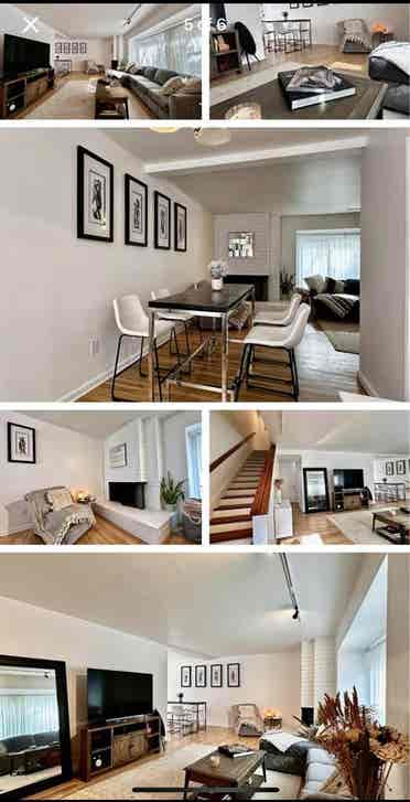 Available furnished  bedroom + bath