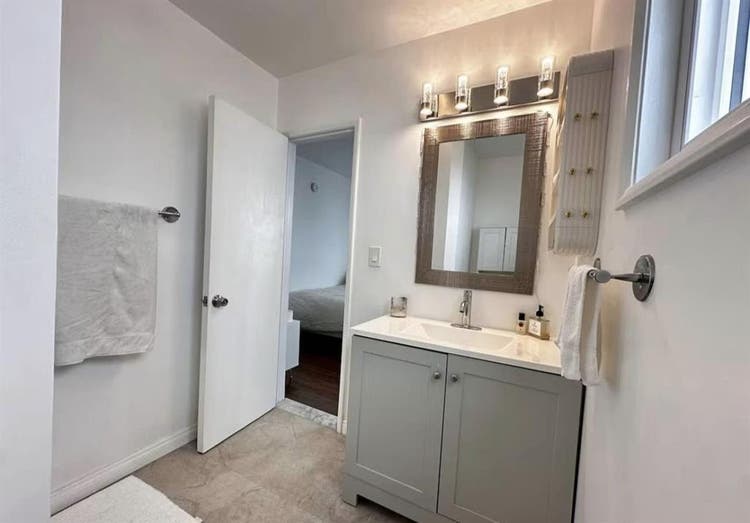 Available furnished  bedroom + bath