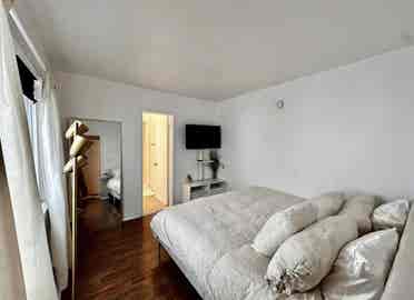 Available furnished  bedroom + bath