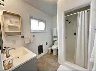 Available furnished  bedroom + bath