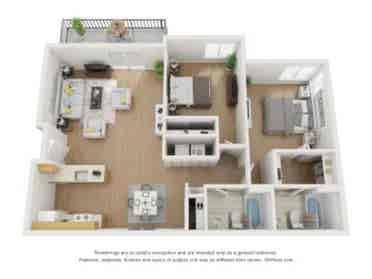 Room & bathroom utilities included