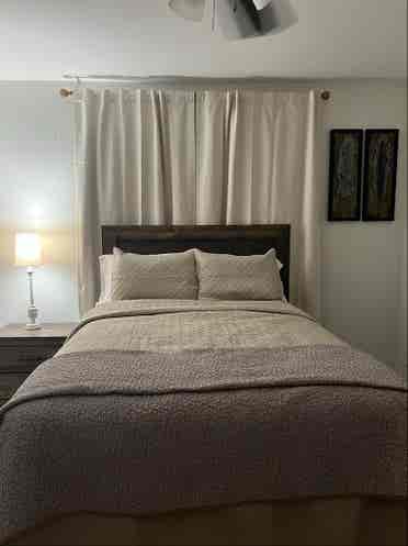 GENEROUS SIZE ROOM FURNISHED