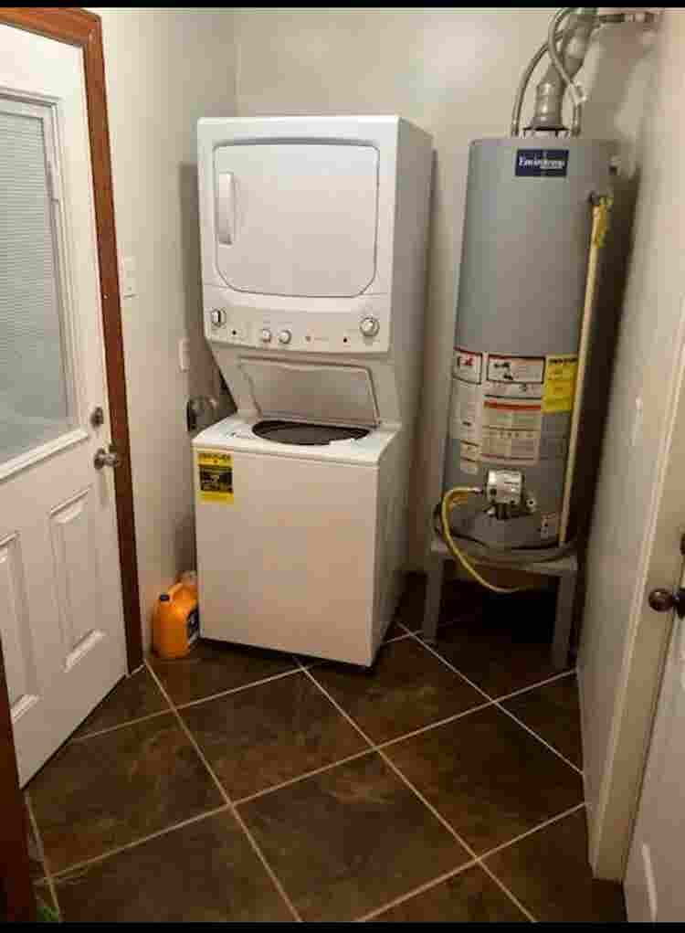 Bedroom with shared bathroom
