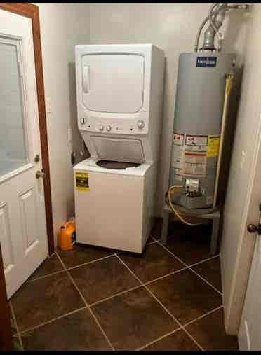 Bedroom with shared bathroom