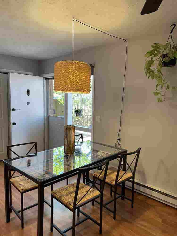 Furnished One bedroom apartment.