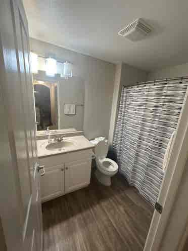 Large bedroom with private bathroom