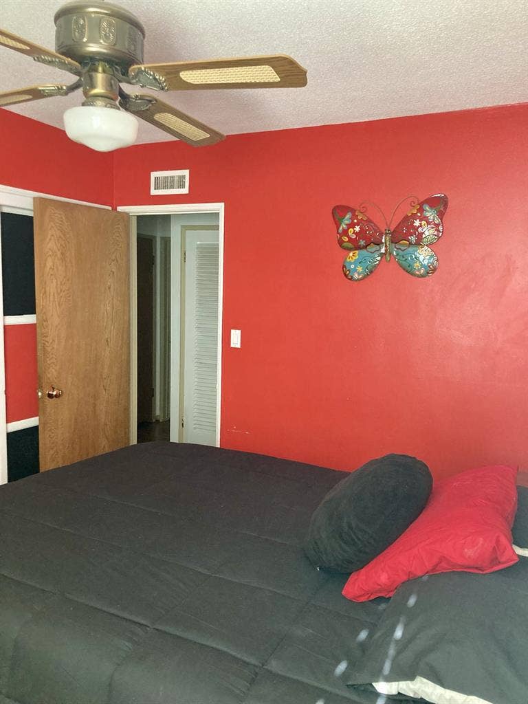 Red & Black Bedroom