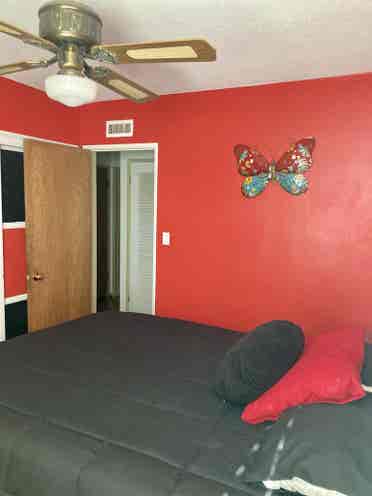 Red & Black Bedroom